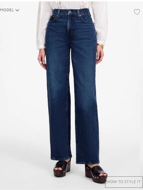 Madewell The Perfect Vintage Wide Leg Jeans